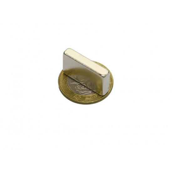 Ímã de neodímio bloco 25 x 15 x 5 mm - N42